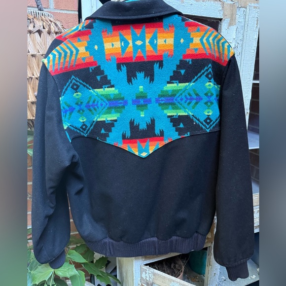 Vintage Pendleton High Grade Western Wear Wool Jacket Size Medium Made in USA - Picture 5 of 5